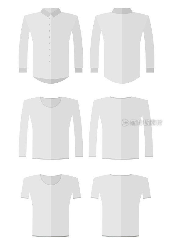 set_of_white_working_clothes