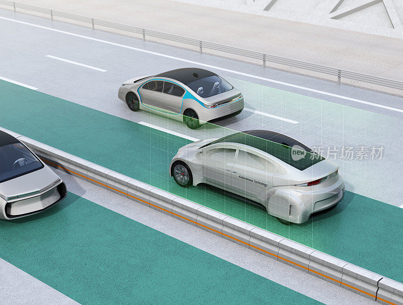 自动驾驶汽车车道保持辅助功能概念