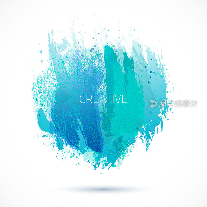 Brush-blue-creative