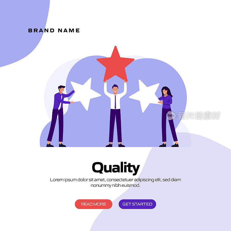 核心价值概念矢量插图网站横幅，广告和营销材料，在线广告，业务演示等。