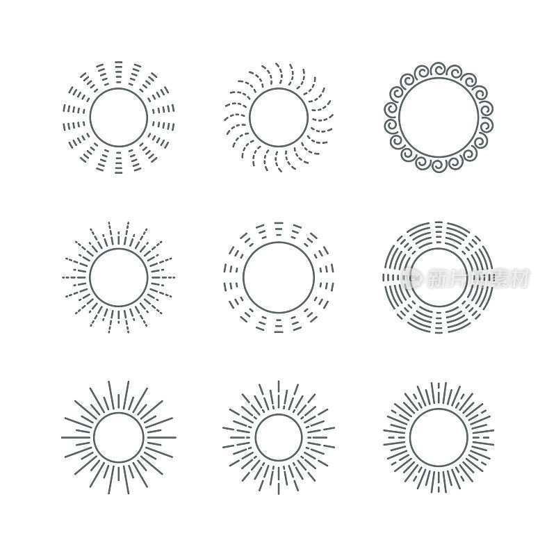 太阳图标