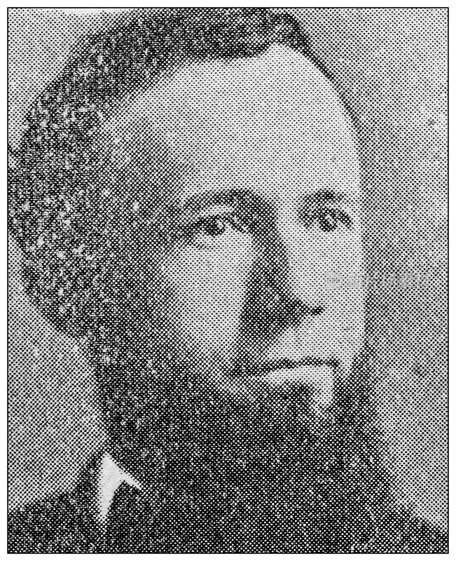 著名人物的古董肖像:约翰・马丁・罗德