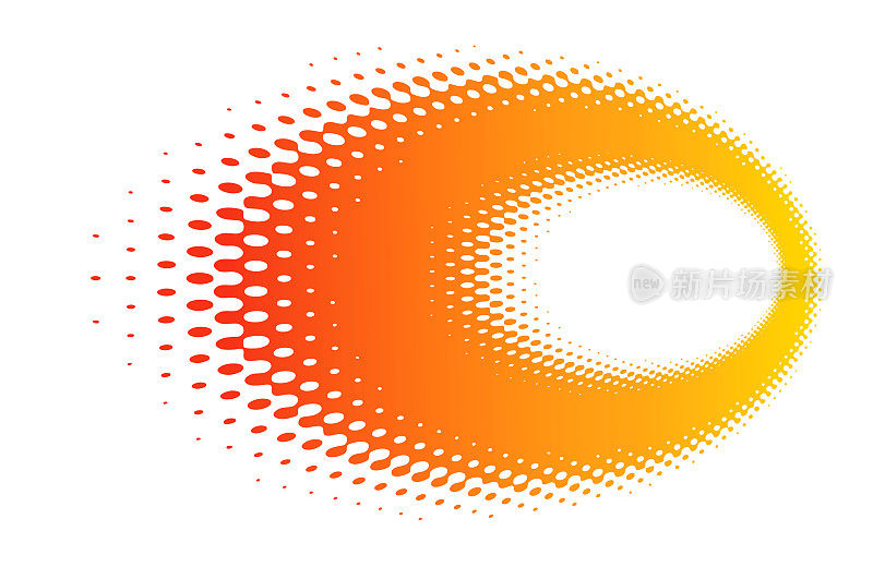 复古风格边框与半色调模式