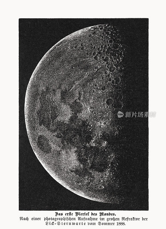《第一季度的月亮》，木刻，1899年出版