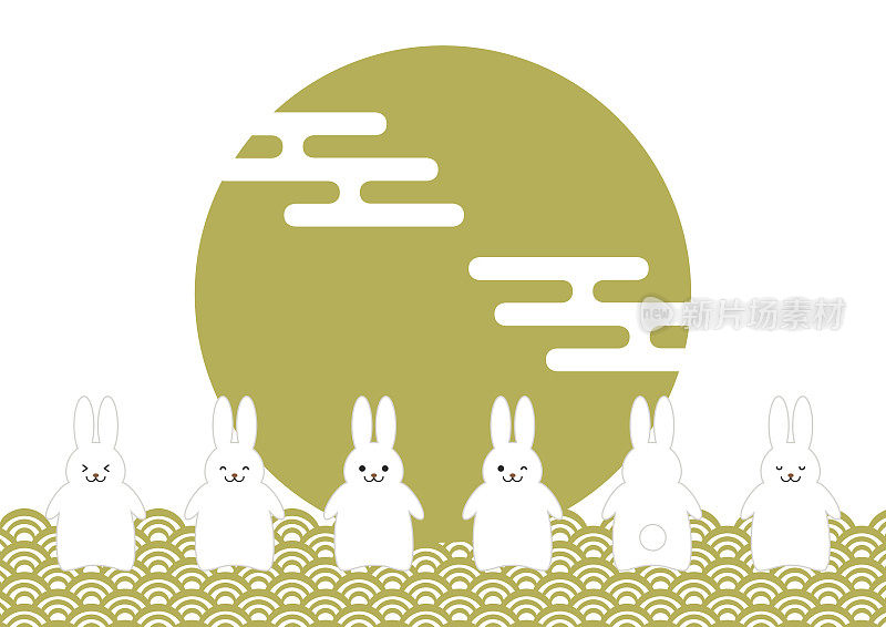 满月和兔子