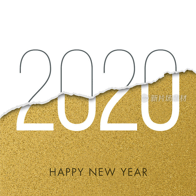 2020年――新年贺卡。