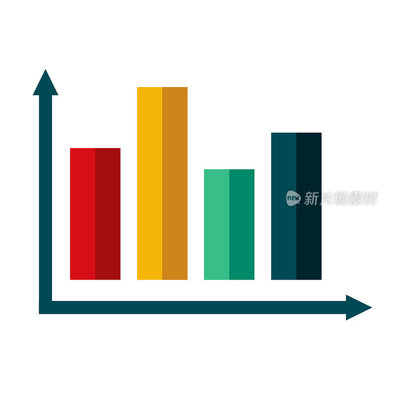 在透明的背景上轮询数据图标