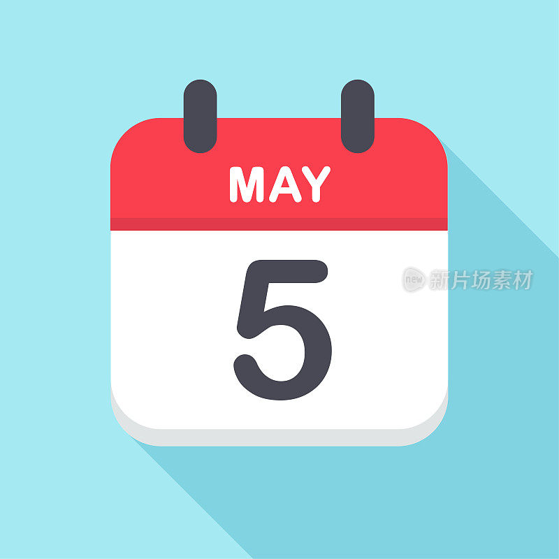 5月5日-日历图标