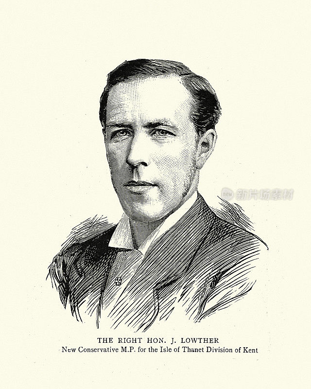 詹姆斯·洛瑟，维多利亚时代的保守党政治家，塔内特岛议员，1888年