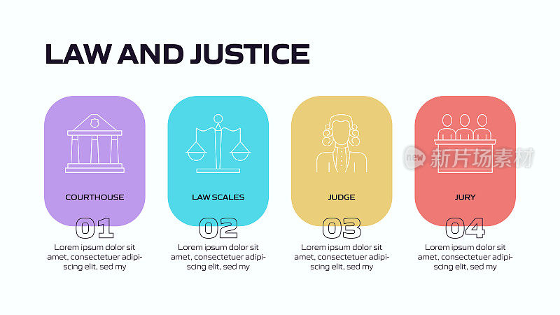 法律与正义信息图表