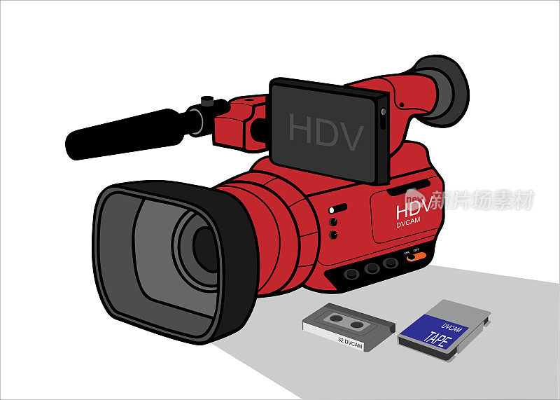 HDV相机或Icon数码相机