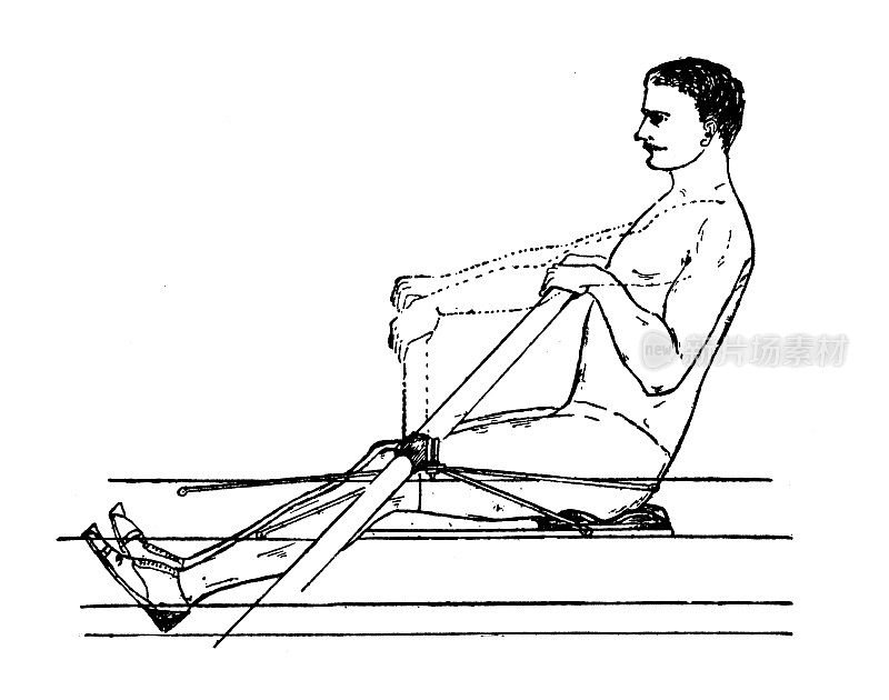 1889年的运动和消遣:划船