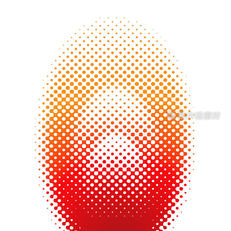 复古风格边框与半色调模式