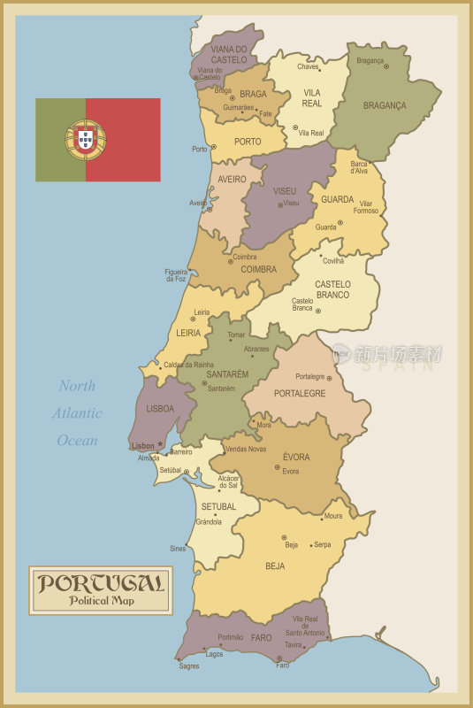 葡萄牙古地图