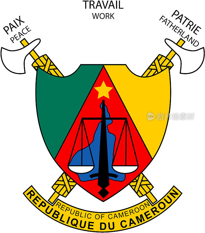 喀麦隆盾徽