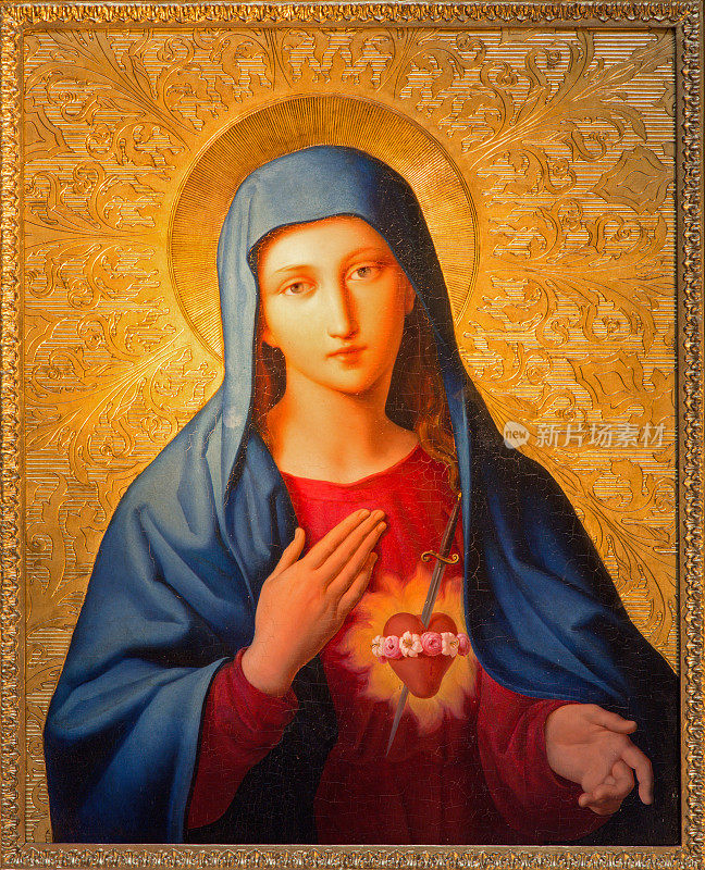 维也纳——圣母画像来自圣彼得教堂