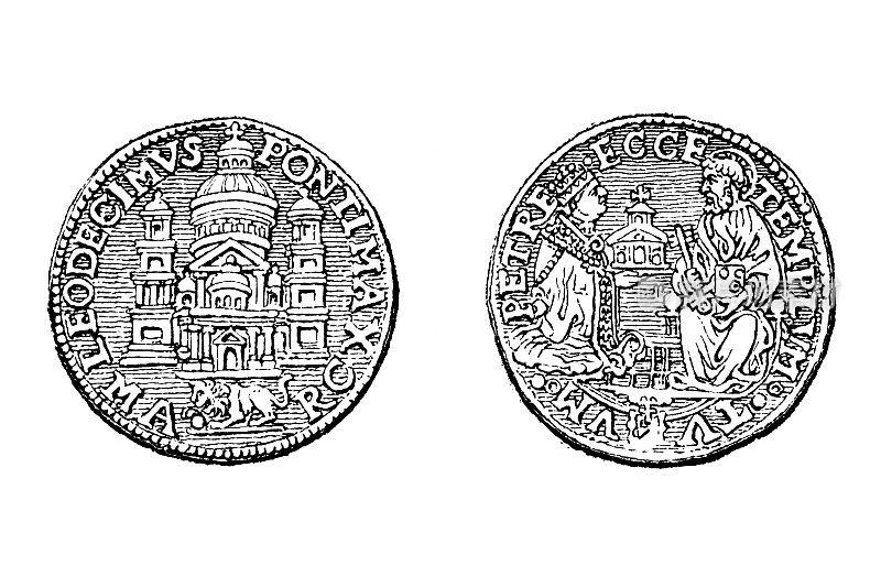 银币，来自教皇利奥十世