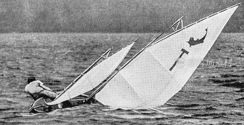 1889年的运动与消遣:独木舟在千岛群岛相遇