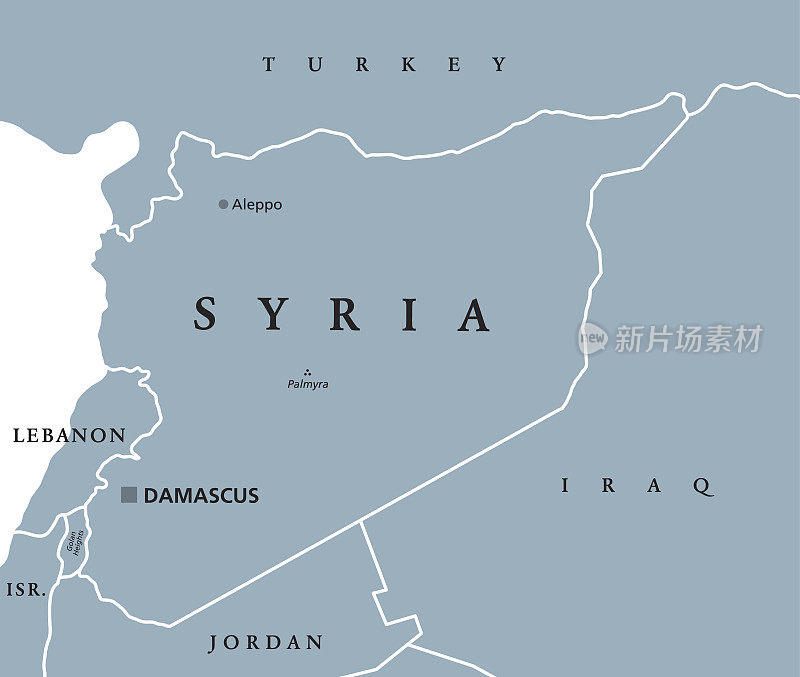 叙利亚政治地图