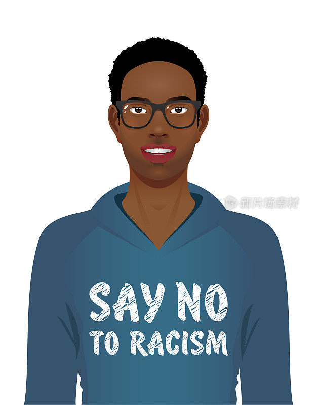 年轻黑人反对种族主义
