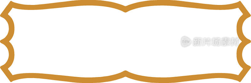 插图与华丽的框架