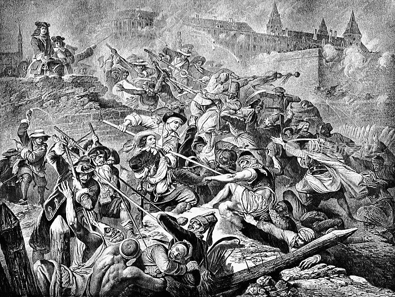 1683年在维也纳击败奥斯曼帝国:9月6日，土耳其人突袭巴斯泰城堡