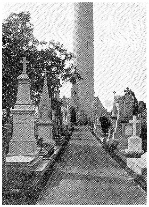 爱尔兰古玩旅行照片:奥康奈尔纪念碑，Glasnevin