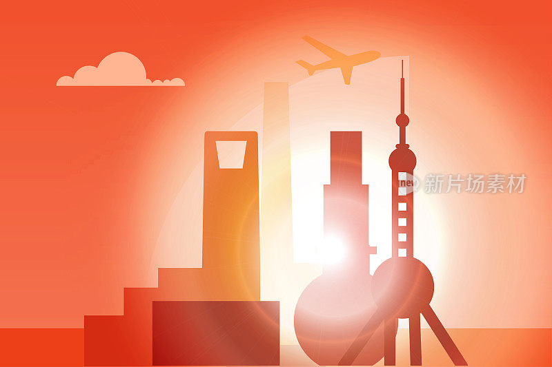上海地标性城市建筑