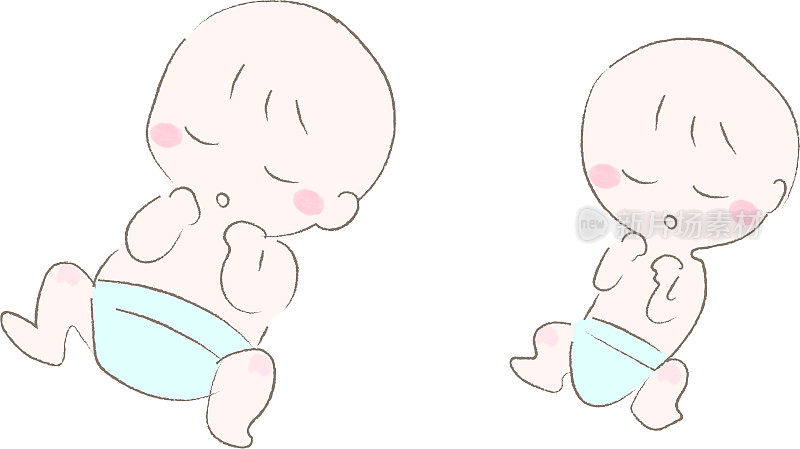熟睡的婴儿插图2