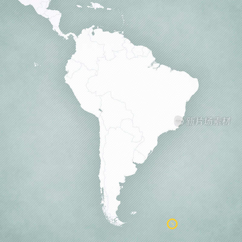 南美地图-南乔治亚