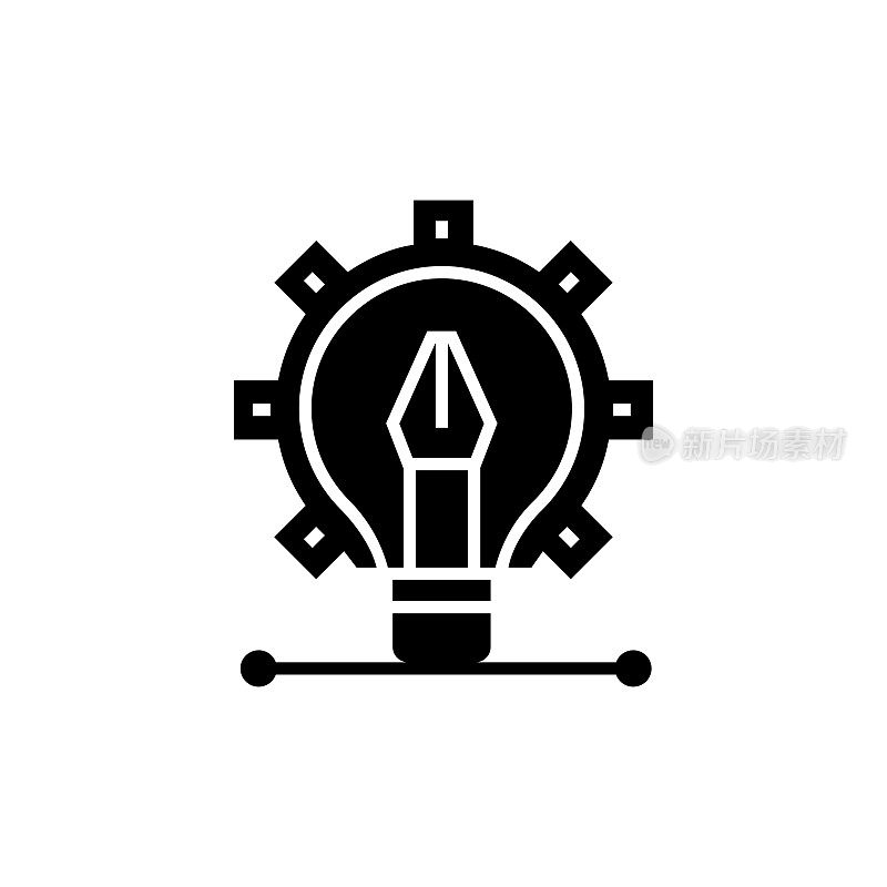 开发平面图标插图符号设计