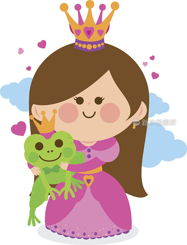 公主和魔法青蛙的童话