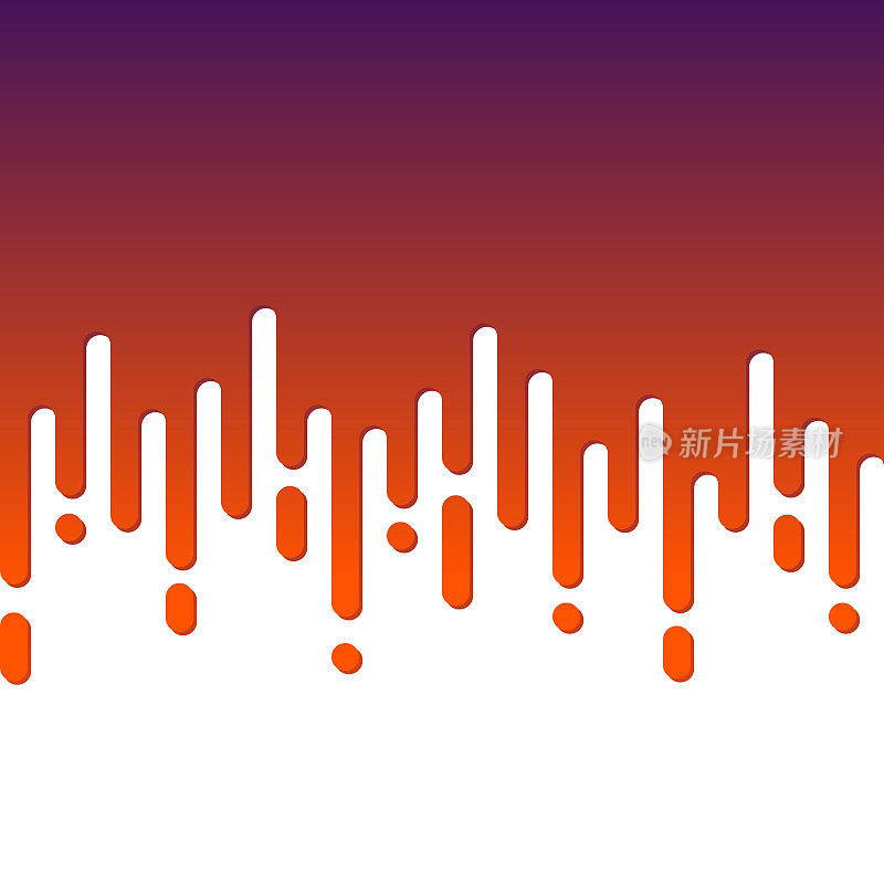 圆角线-半色调过渡-红色无缝背景