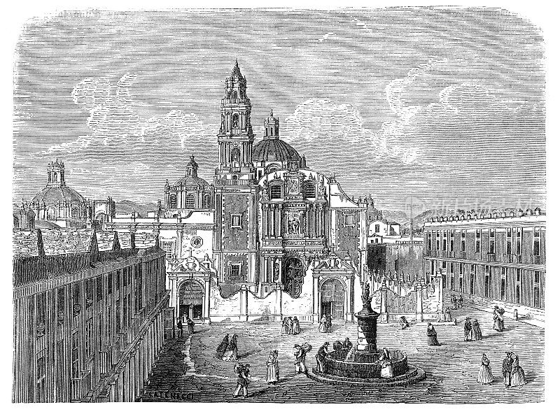 墨西哥城圣多明各(1862年)
