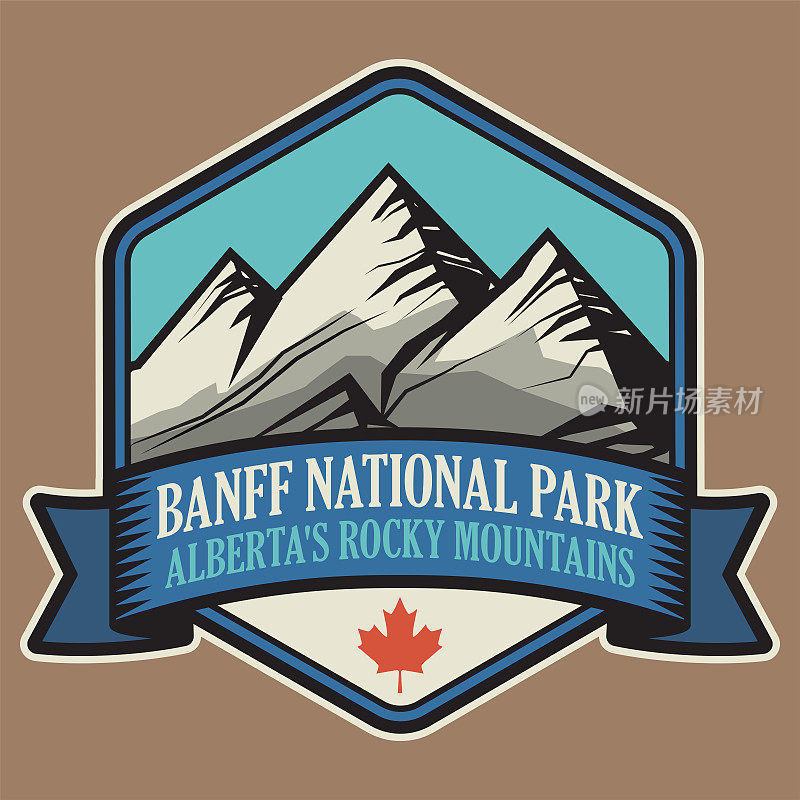 加拿大亚伯达省班夫国家公园的徽章