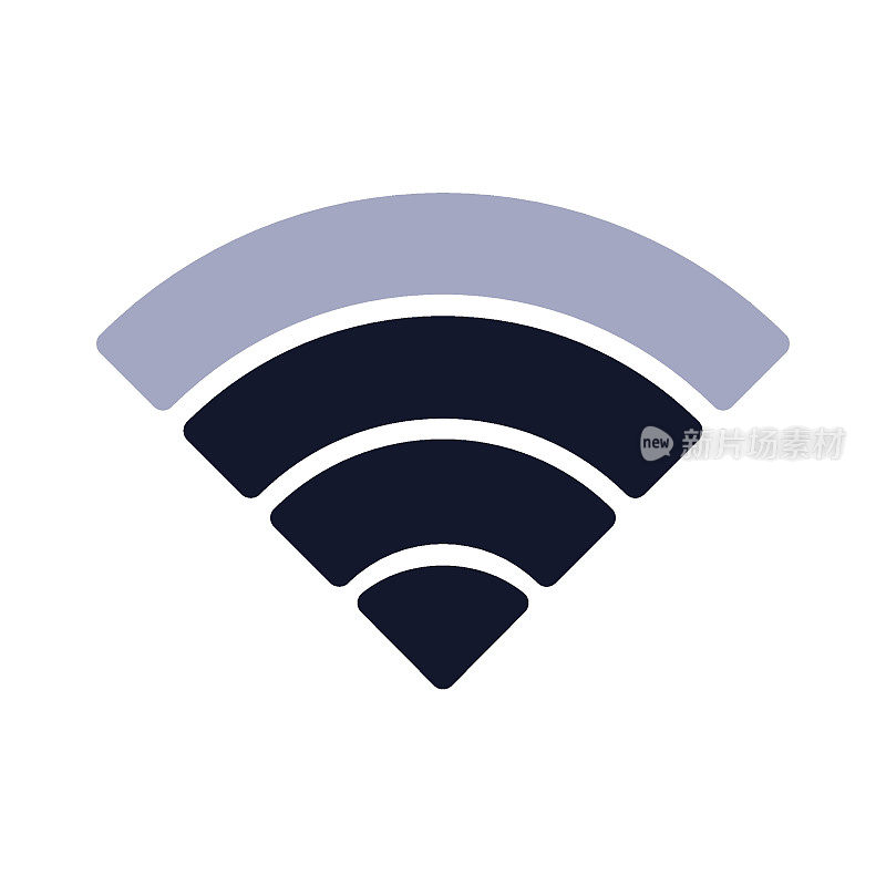 Wi-fi信号强度平面图标