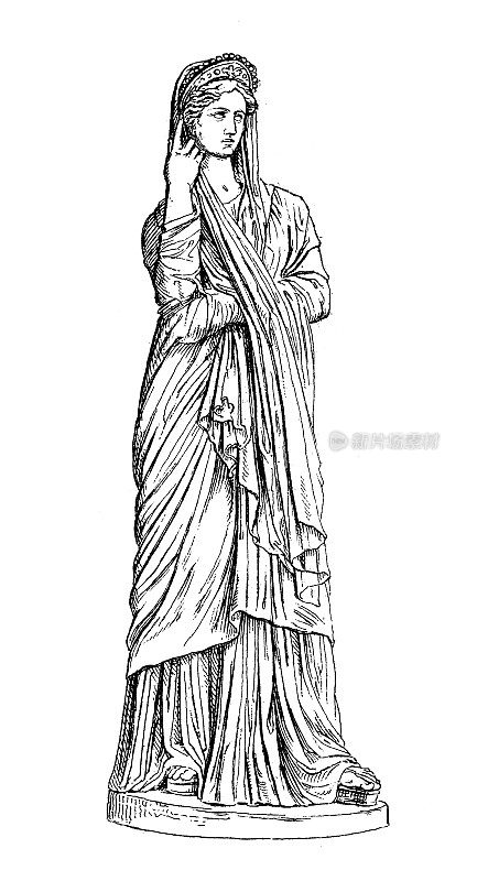 古董插图:罗马艺术,普迪西亚