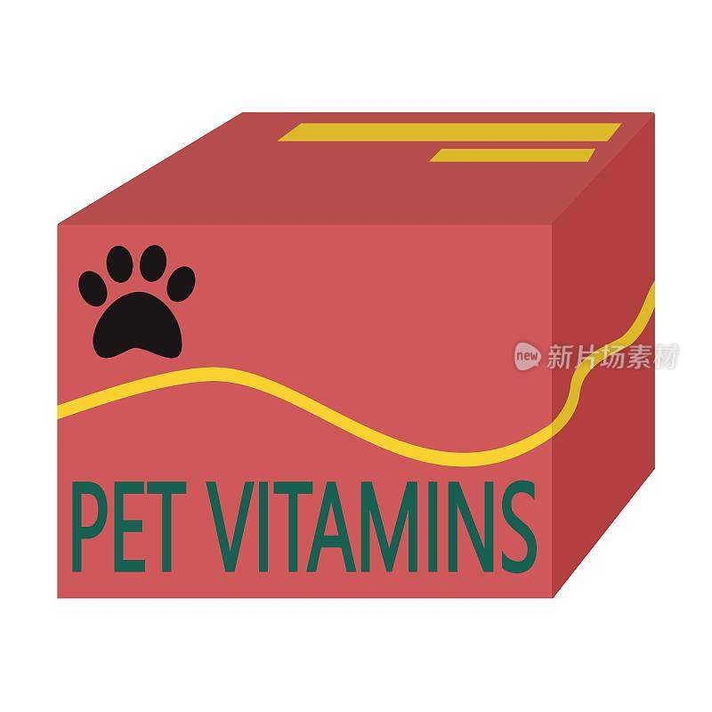 维生素，动物补品，猫，狗，动物护理。