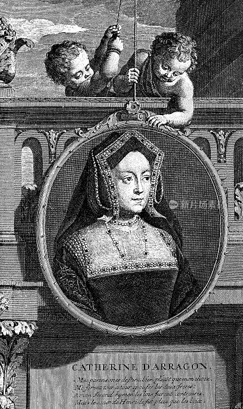 阿拉贡的凯瑟琳(1485-1536)是英国国王亨利八世的第一任妻子。