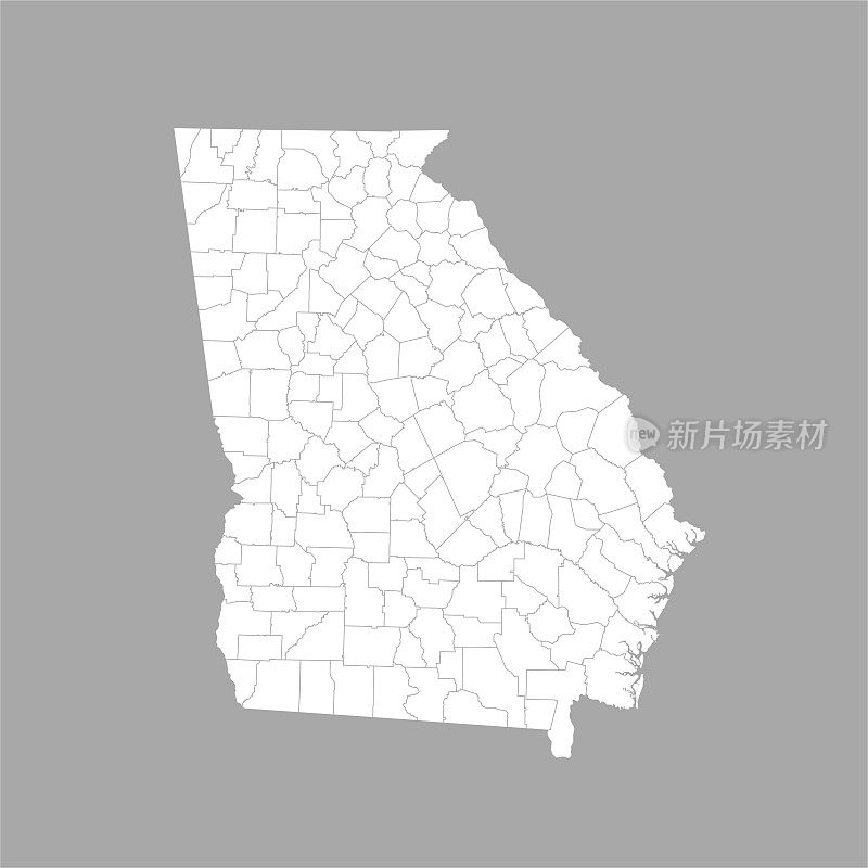 乔治亚州地图