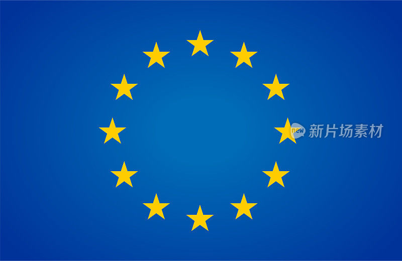 欧盟的旗帜。