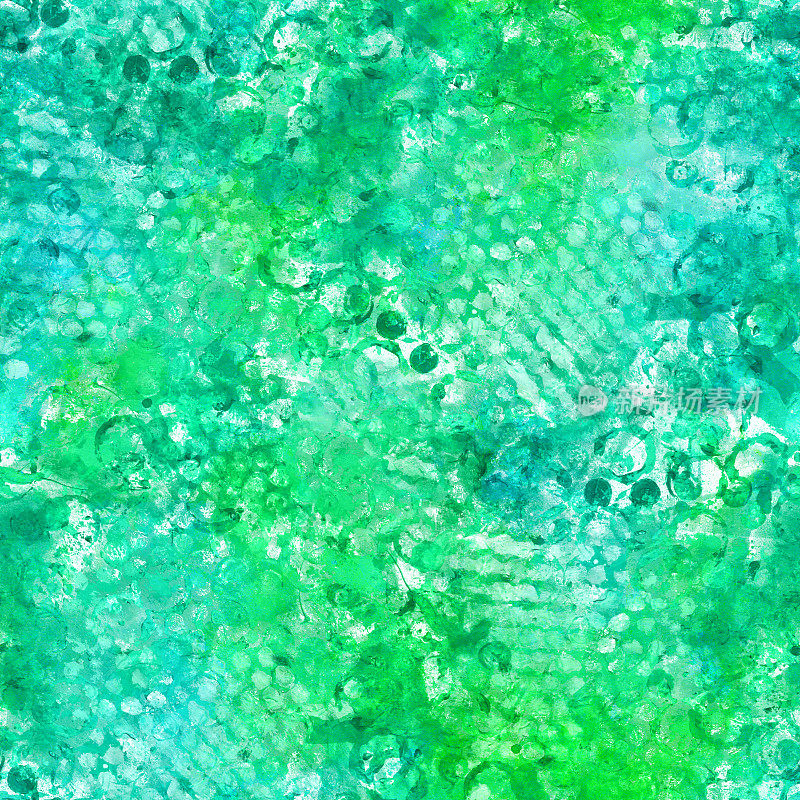 无缝的蓝绿色抽象背景图案