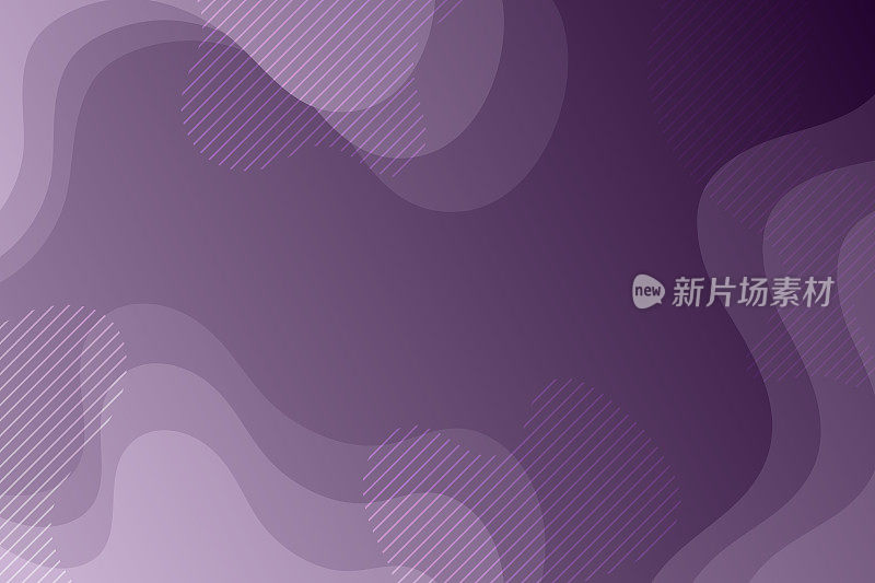登陆页面模板-流体抽象设计与紫色梯度-时尚的背景