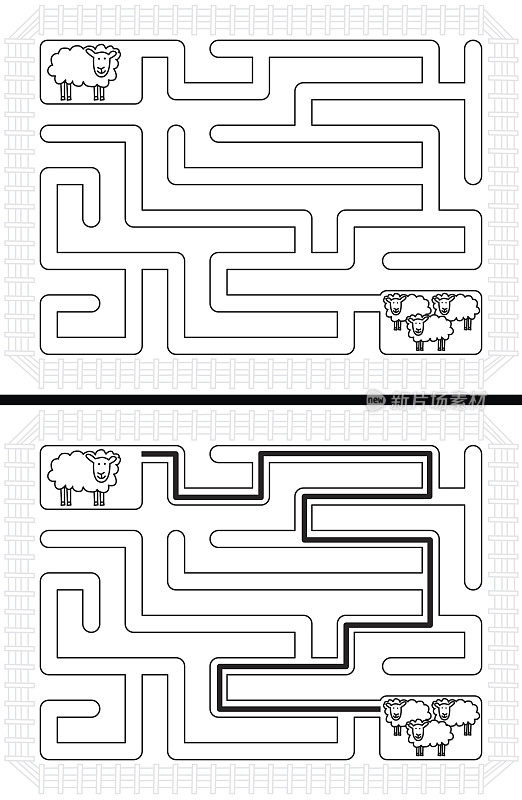 简单的羊迷宫