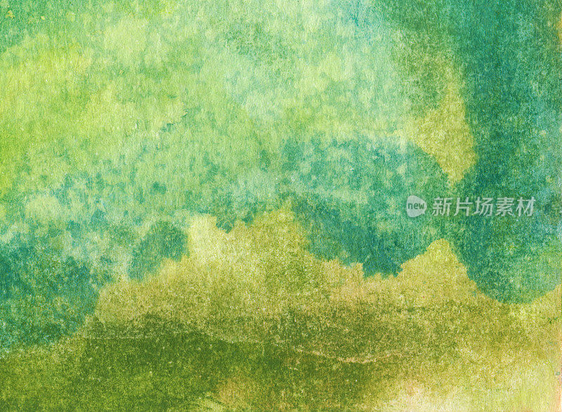 绿色和蓝色的抽象背景与纹理