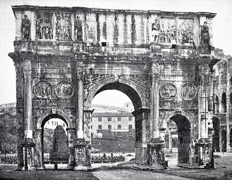 罗马，君士坦丁凯旋门