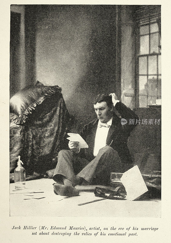 埃德蒙・莫里斯,维多利亚时期戏剧《老切尔西》的演员,宫廷剧院,1897年,19世纪