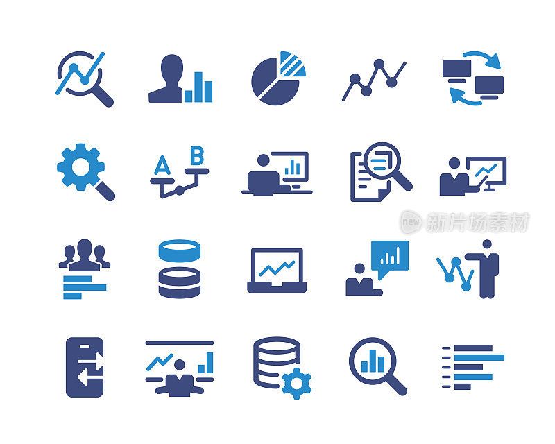 分析图标-经典图形系列