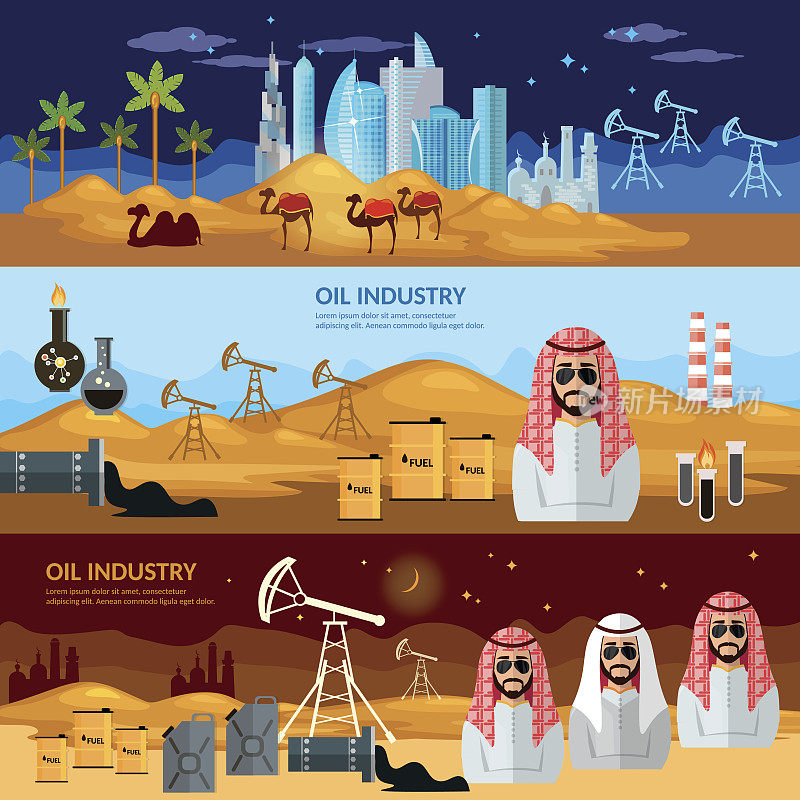 阿拉伯国家的石油生产大旗