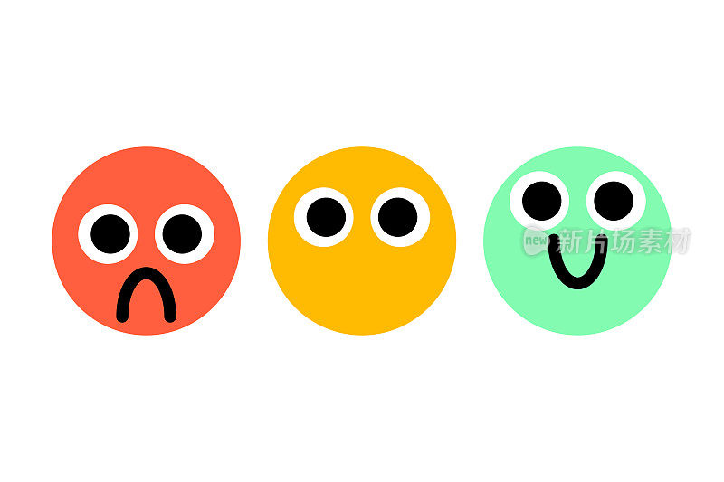 表情符号代表客户参与度和幸福感